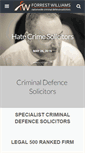 Mobile Screenshot of criminal-defence-solicitors.com